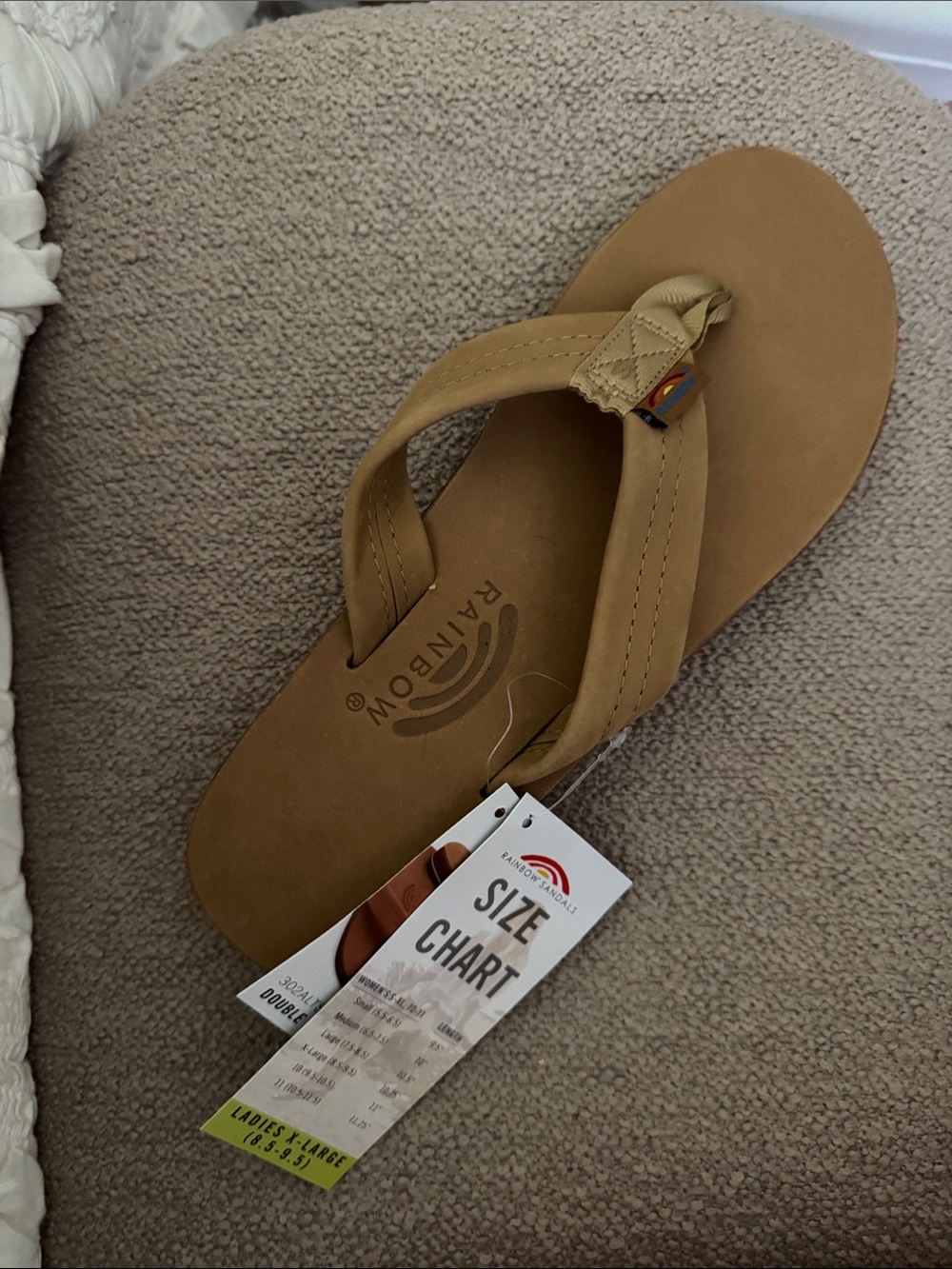 Rainbow flip flop RIGHT ONLY